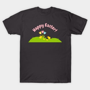 Cute little chicks Easter wishes T-Shirt